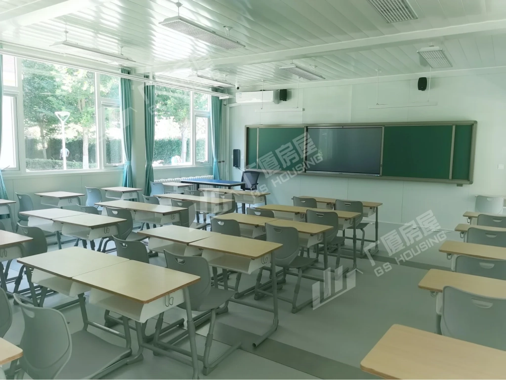 container classroom interior for students