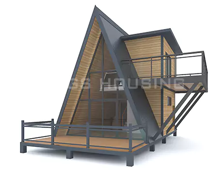 light steel structure modular house with prefabricated design