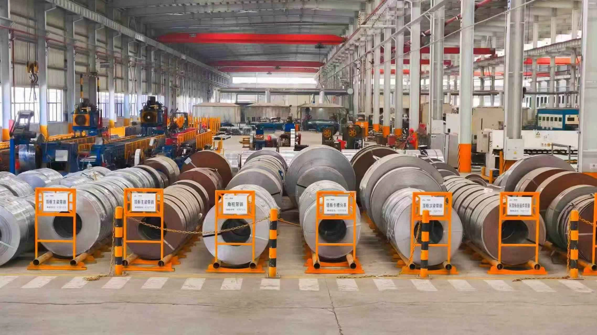 GS Housing modular construction factory producing prefabricated buildings with automated manufacturing for global mining camp projects