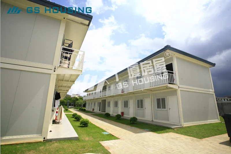 Modular-container-camp-with-accommodation-offices-and-service-buildings-arranged-for-phased-project-expansion_副本 Modular container camp with accommodation offices
