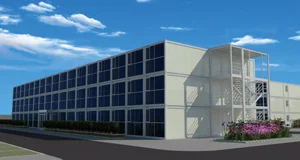 Casa contenedor multifuncional desmontable, edificio de oficinas prefabricado contenedor