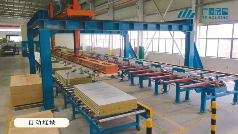 Rock-wool-sandwich-wall-panel-production-process-in-prefabricated-container-house-factory_副本-768×432 prefabricated container house factory