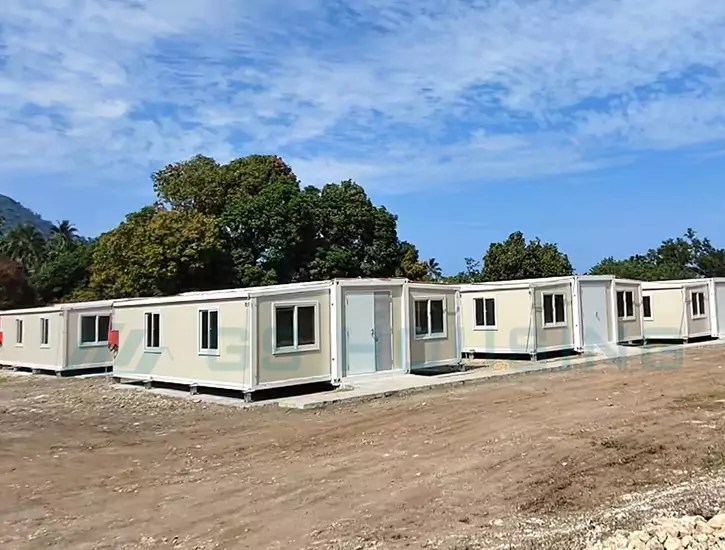 gs-housing-vanuatu-expandable-container-office-accommodation-camp-project-03 20ft folding expandable container house
