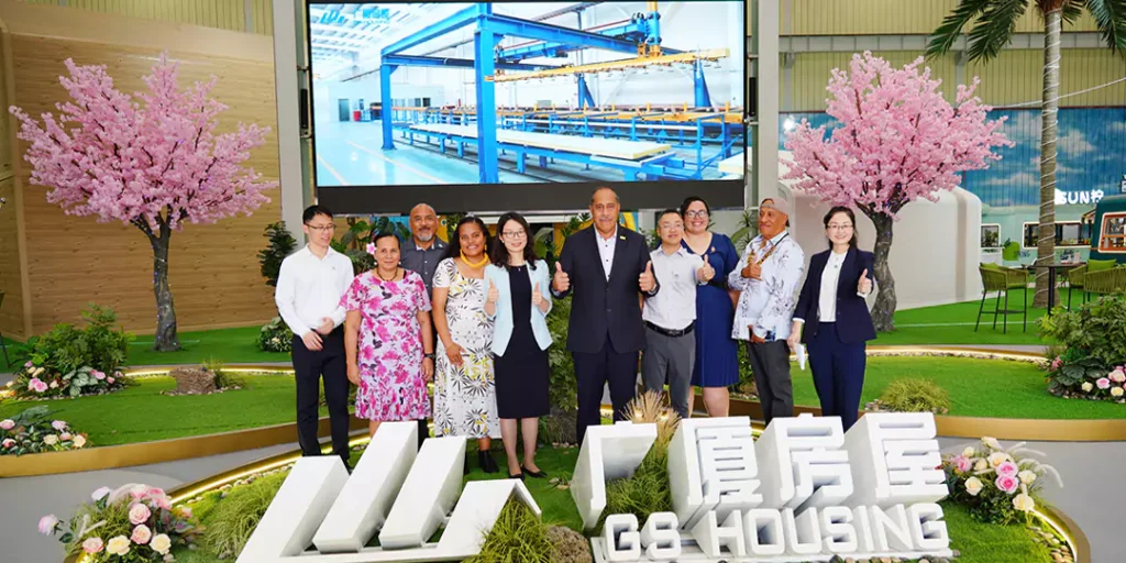 led by Mr.Tagalagi visited GS Housing