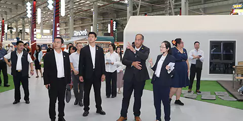 led-by-mr-tagalagi-visited-gs-housing-05 customer visit container house plans
