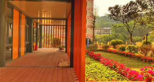 Casa contenedor multifuncional desmontable, edificio de oficina modular portátil