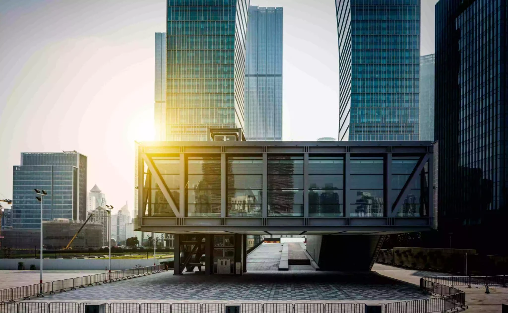 modern business center