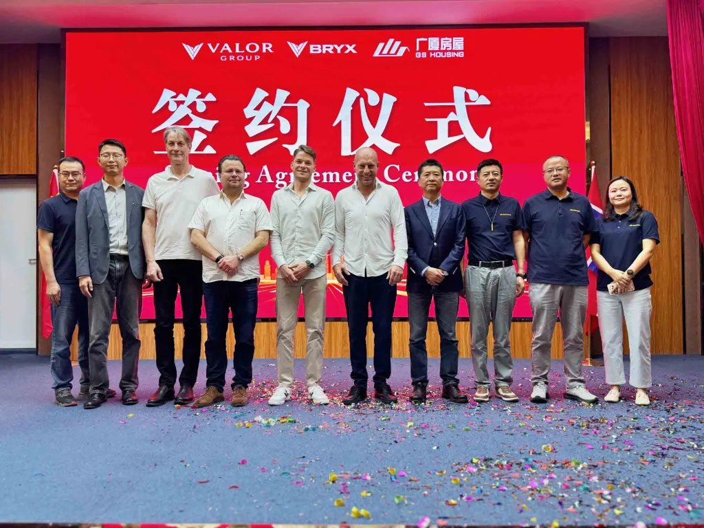 GS Housing and Valor Group signing strategic cooperation agreement for modular construction projects in Europe