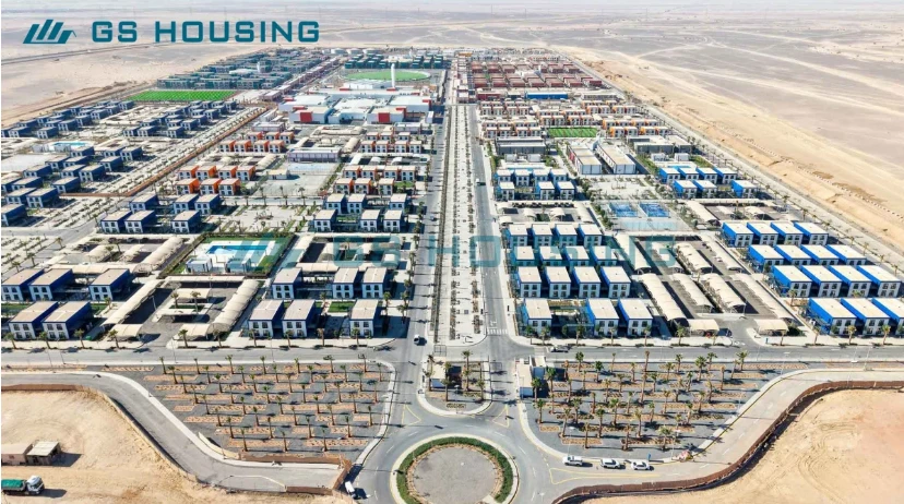 large scale prefab labor camp Saudi Arabia housing over 10000 workers