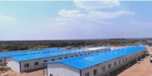 8000 person mining camp accommodation project in Congo using modular steel buildings