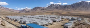 modular mining camp accommodation supporting remote copper and lithium mining projects in South America