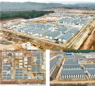 large scale modular mining camp supporting workforce accommodation for remote mining operations