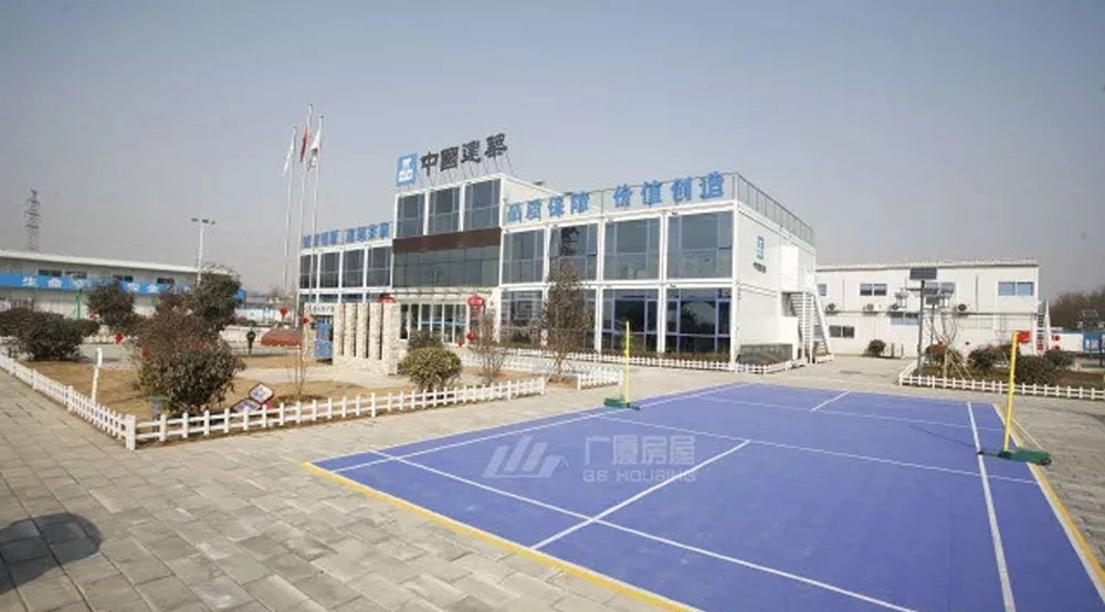 Container House Gaoling Cultural and Sports Center Project sports court outdoor facility modular build