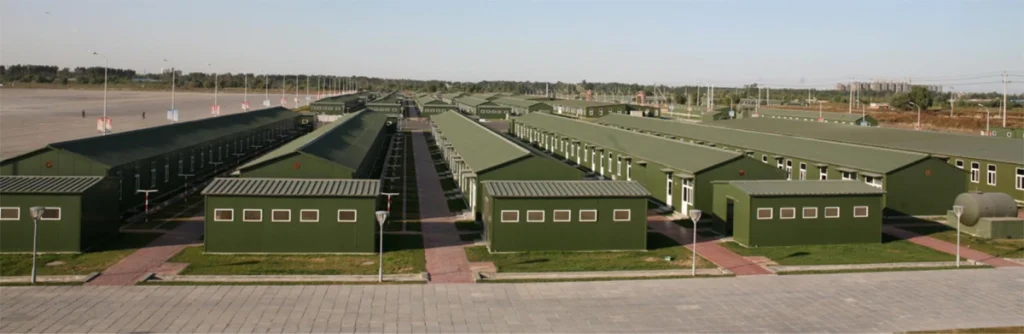 K house buildings for military camp accommodation project