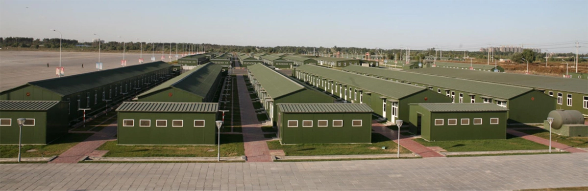 K house buildings for military camp accommodation project