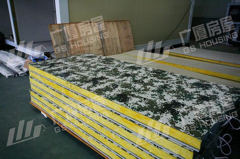 camouflage sandwich wall panels for military container house production camouflage sandwich wall panels for military container house production