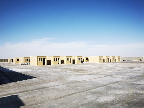 container house buildings for military camp project in desert area2
