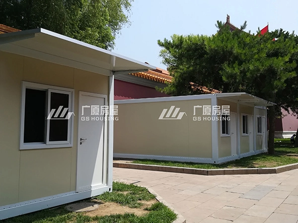 container house project temporary facility historical environment
