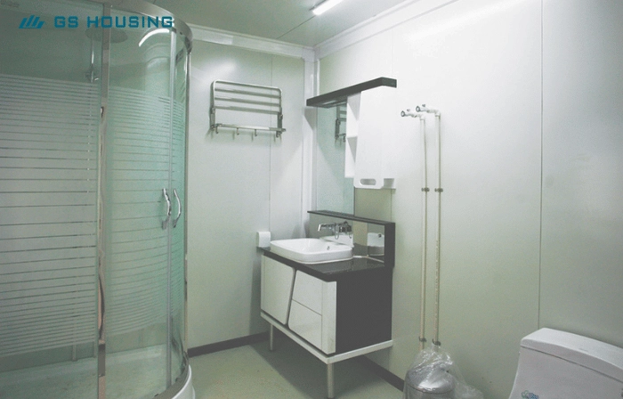 container shower room worker accommodation bathroom modular facility