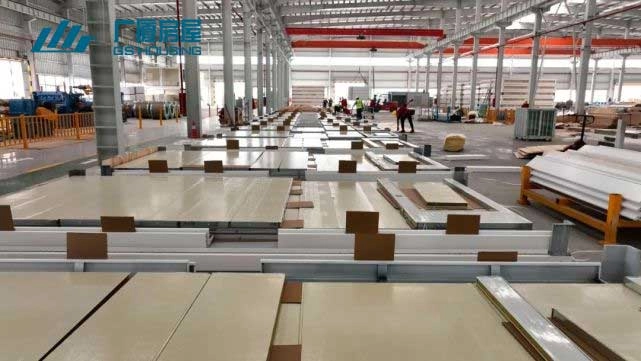 factory workshop producing integrated housing panels for disaster relief project factory workshop producing integrated housing panels for disaster relief project
