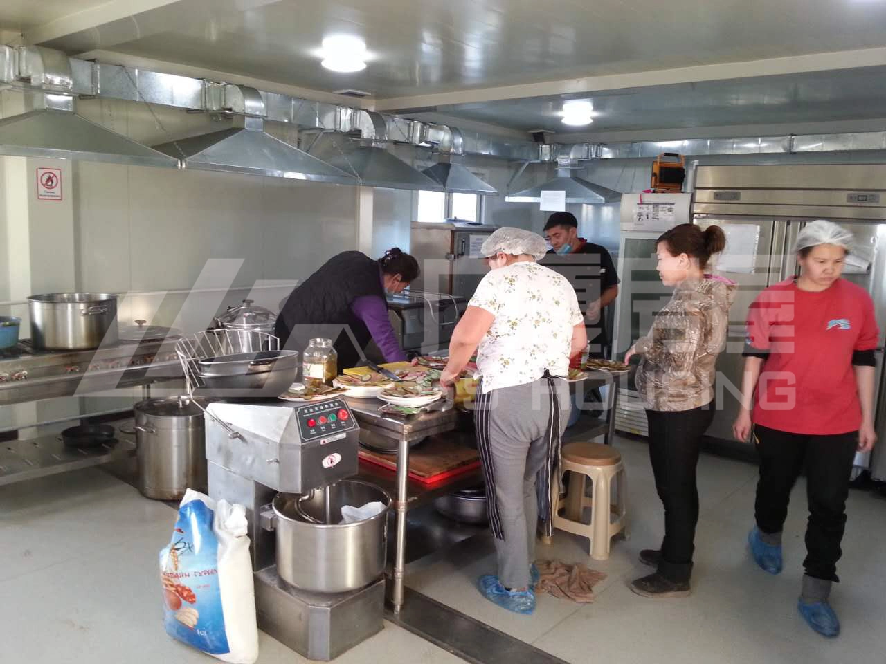 food preparation area in container kitchen facility food preparation area in container kitchen facility