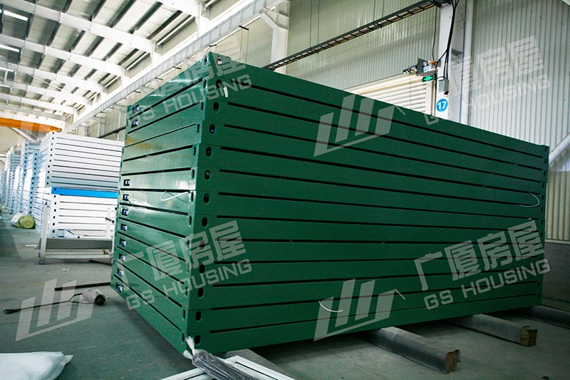 green steel frames for flat pack container house production green steel frames for flat pack container house production