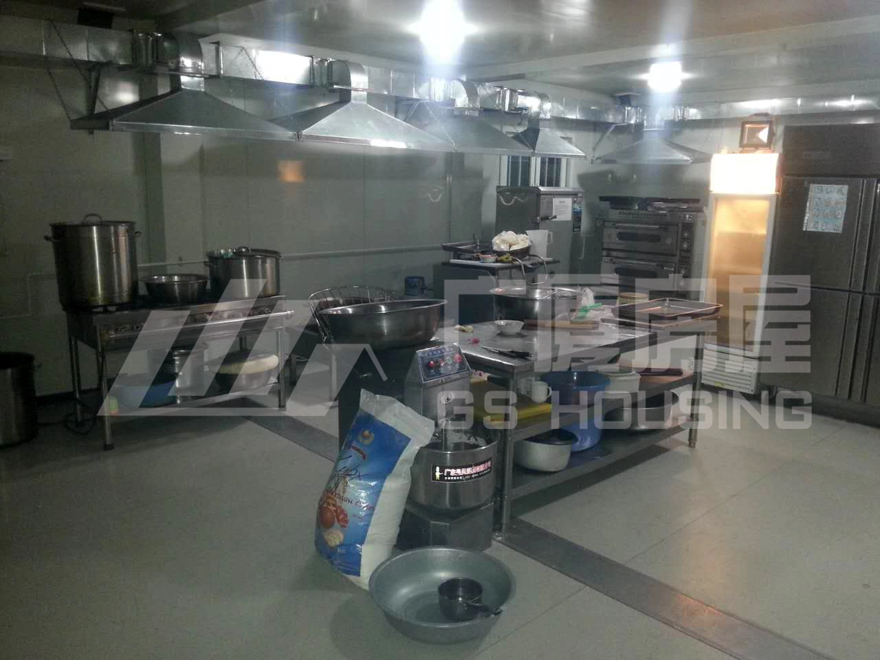 industrial kitchen interior inside prefab container building industrial kitchen interior inside prefab container building