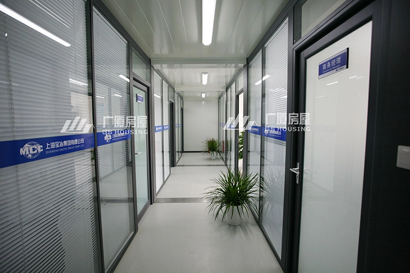 interior corridor inside prefab container office building interior corridor inside prefab container office building