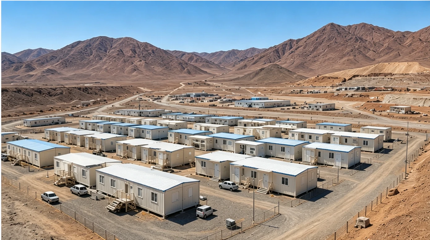 mining camp accommodation Chile