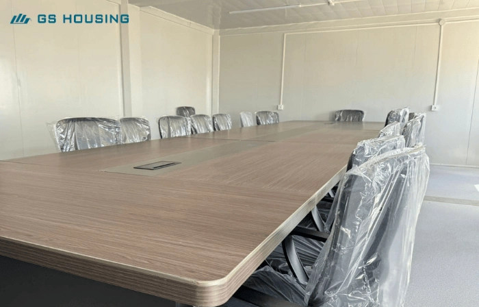 modular office meeting room interior camp management workspace