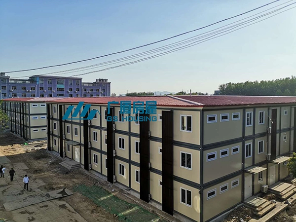 multi storey container house military camp accommodation building2