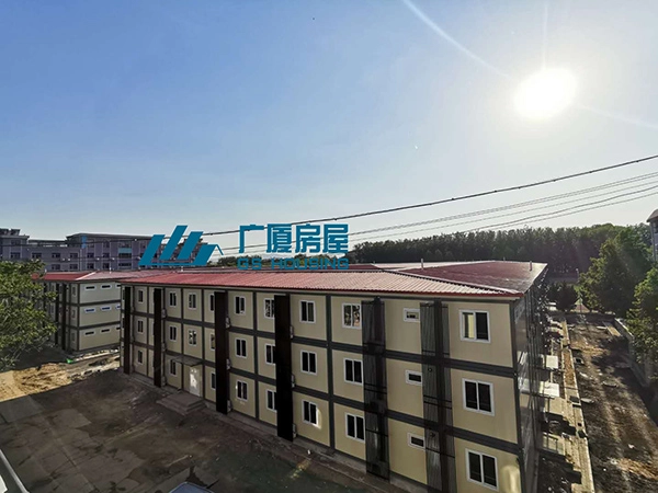multi storey container house military camp accommodation building3