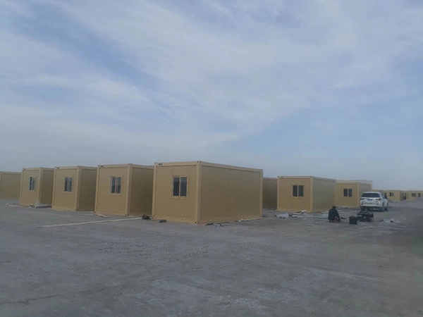 prefab container house accommodation for desert military camp