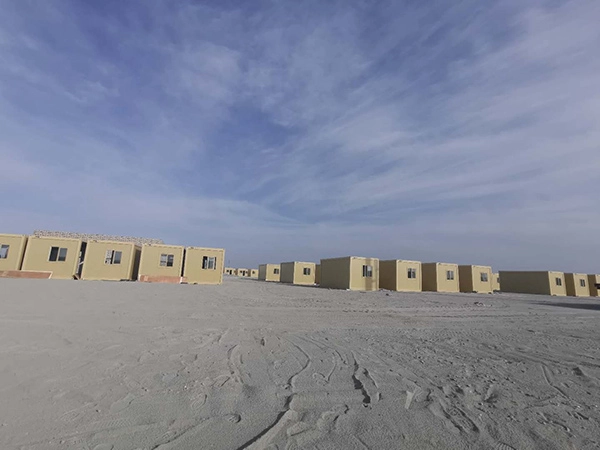 prefab container house accommodation for desert military camp2