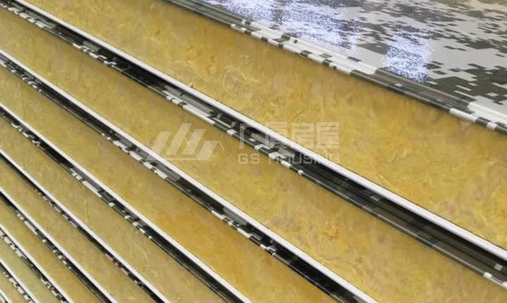 rock wool insulation panel used in modular military camp container house rock wool insulation panel used in modular military camp container house