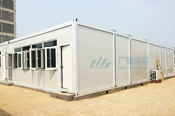 school modular classroom building arranged along campus walkway school modular classroom building arranged along campus walkway