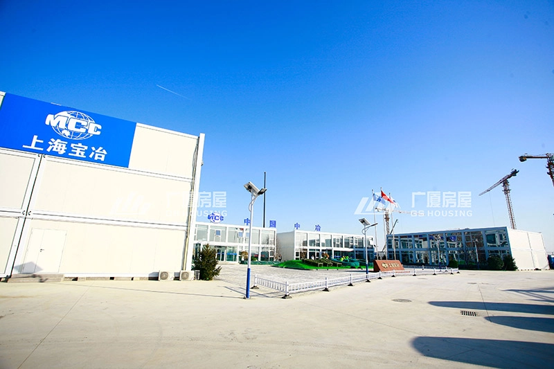two-story prefab container office buildings with windows two-story prefab container office buildings with windows
