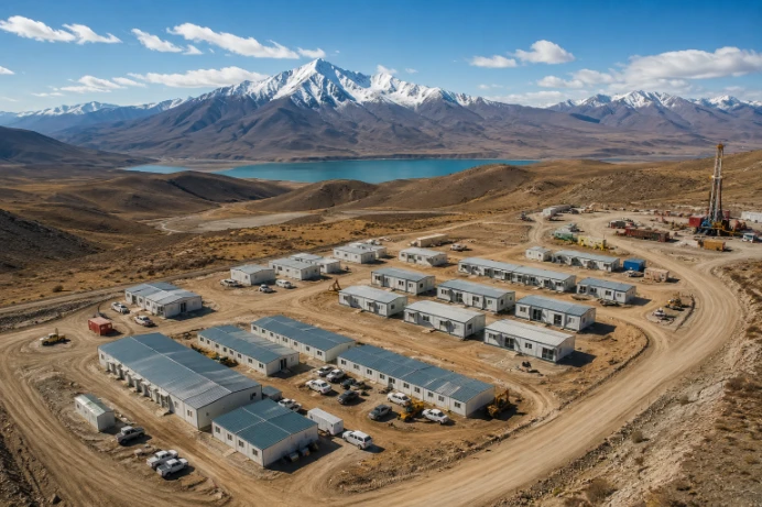 expandable container house applications supporting remote projects across South America