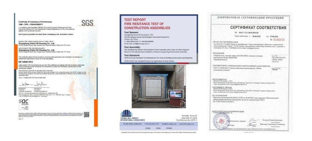 labor camp certification documents for NEOM modular accommodation project