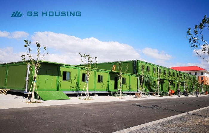 labor camp green modular accommodation buildings for workforce housing