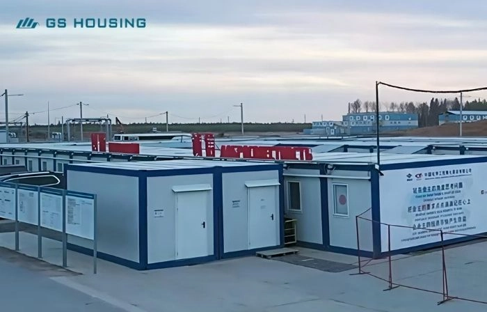modular camp container office unit for remote construction site management