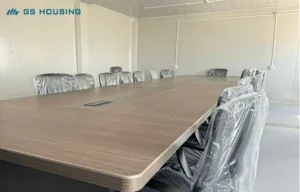 modular mining camp facilities including worker accommodation dining hall and meeting room