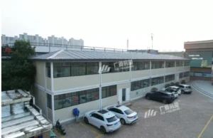 flat pack temporary modular school buildings at Zhengzhou Second Experimental Primary School