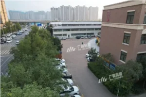 aerial view of Zhengzhou Second Experimental Primary School modular campus expansion
