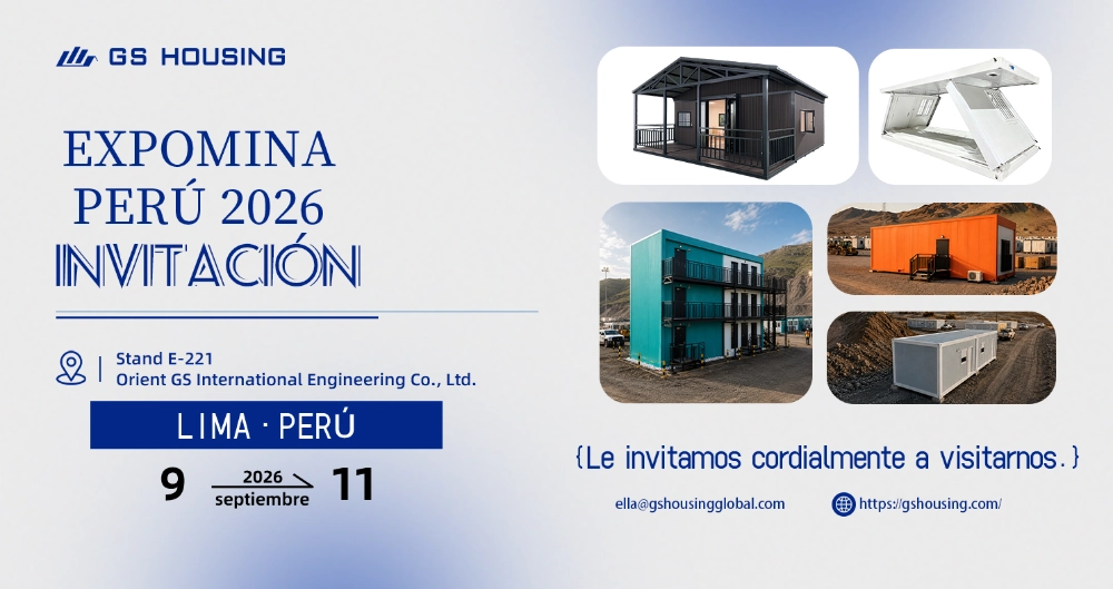 GS Housing at EXPOMINA PERÚ 2026 Modular Mining Camp Solutions for Remote Projects
