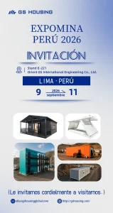 Visit GS Housing at EXPOMINA PERÚ 2026