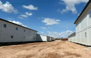 Modular workforce accommodation at a Kazakhstan mining camp