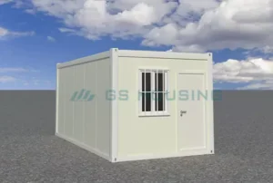 Multi-functional flat-pack container houses