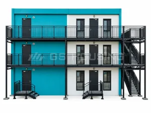 Type-D Flat Pack Container House