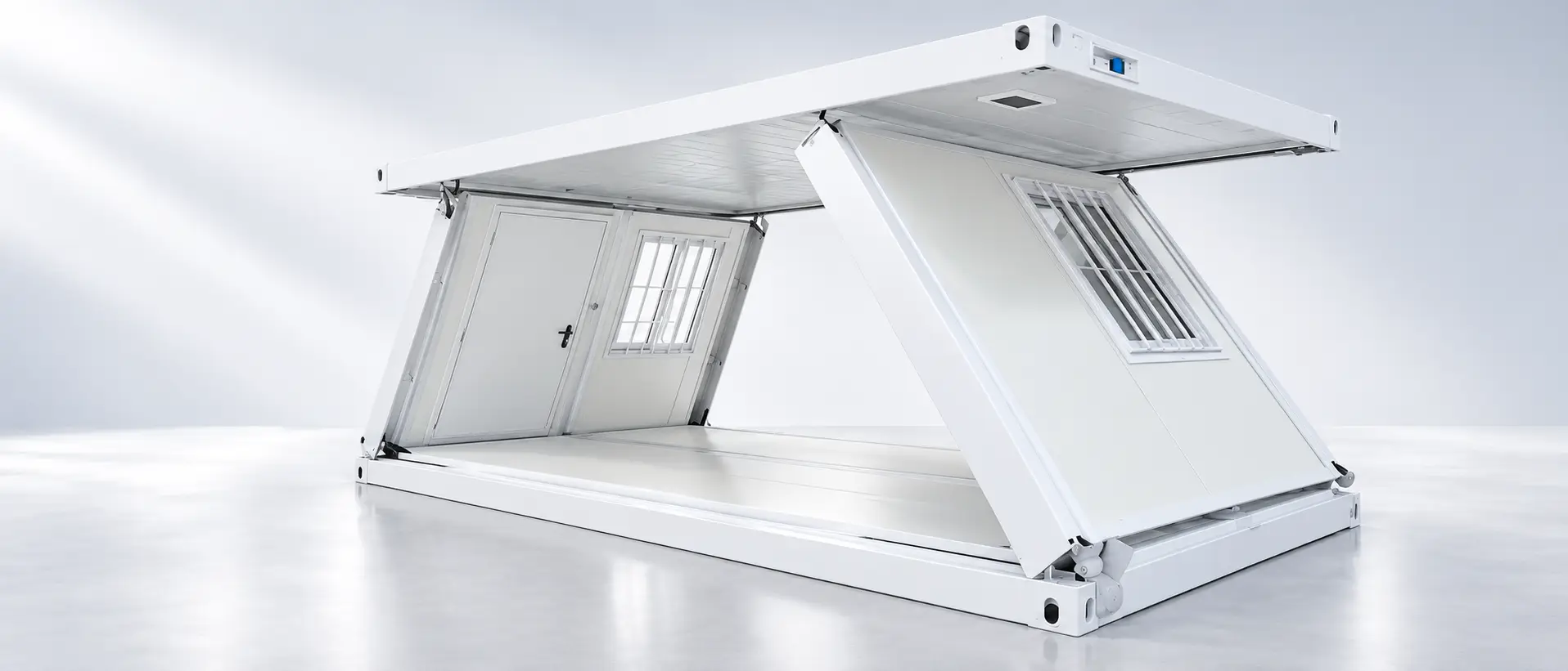 Z-Folding Prefab Container House